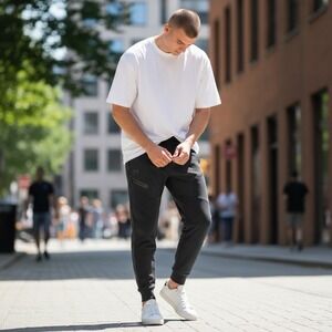 Under Armour Men XL UA Unstoppable Fleece Grid Jogger Black 1386544 001 New